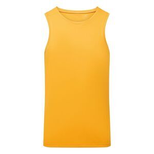 TriDri Mens Ion-Charge Performance Tank Top / Sun Yellow